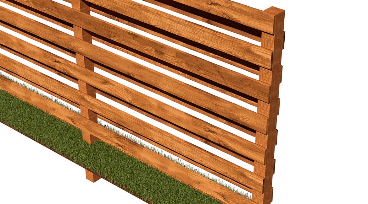 Double side ranch fence : 